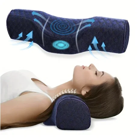 

Orthopedic Neck Pillow: Superior Cervical Support Soft Memory Foam, Breathable Washable, Ideal for Every Sleeper