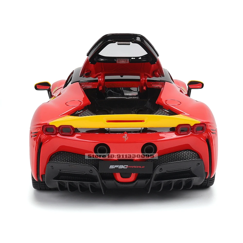 Bburago 1:18 Ferrari FXXK EVO 296 GTB SF90 488 GTB SP1 Alloy Luxury Vehicle Diecast Cars Model Toy Collection Gift for boys