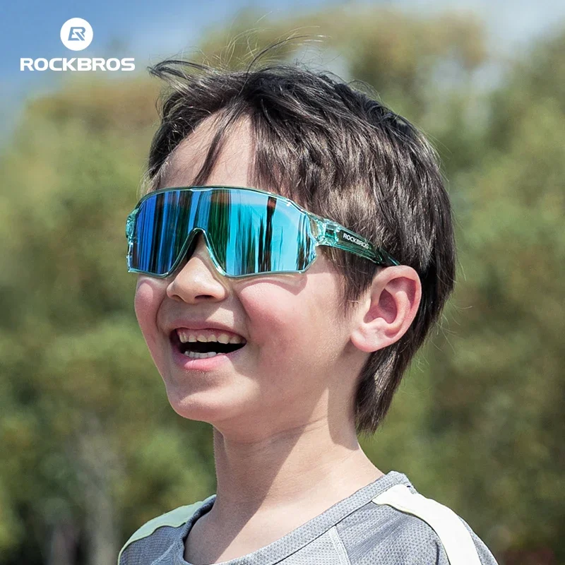 

ROCKBROS Children Sports Sunglasses Girls Boys Polarized/Photochromic Goggles Kids Glasses UV Protection Eyeglasses Eyewear