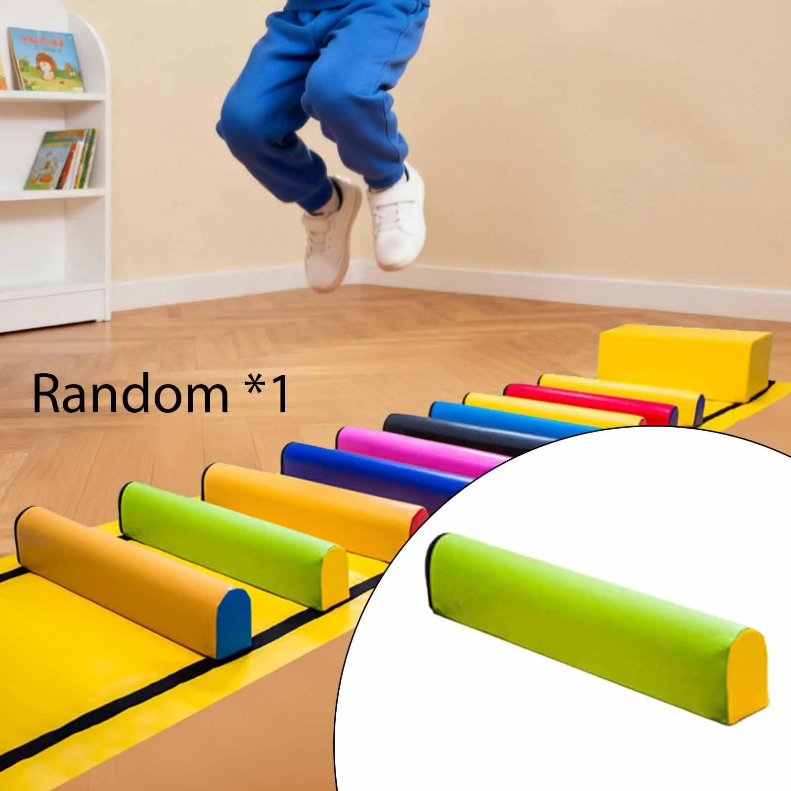 Children’s Jump Training Box Soft Plyometric Step for Body Strength Motor Skill Development Home School Gym