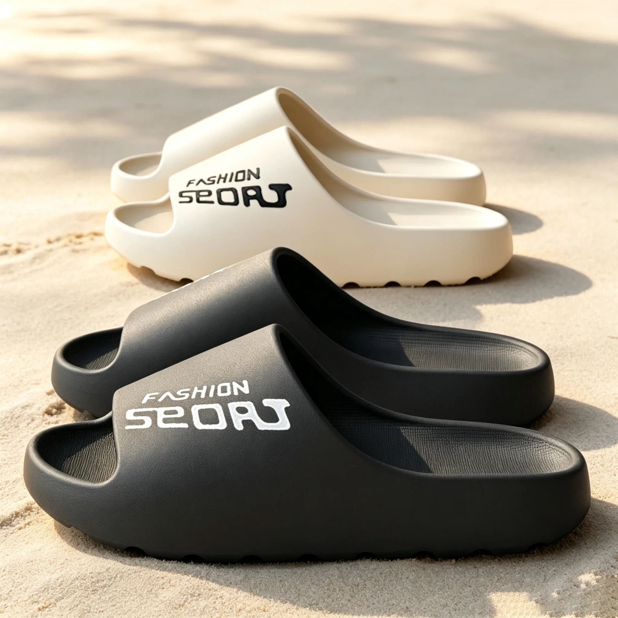 Men Slippers New Summer EVA Soft-soled Platform Slides Sandals Indoor Outdoor Walking Beach Shoes Flip Flops Mens Shoes