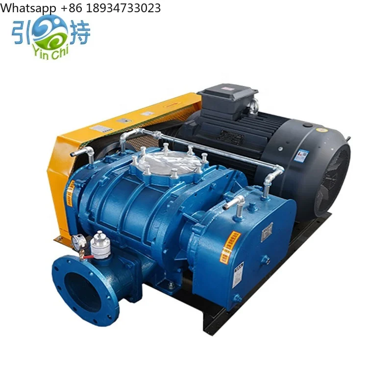 High-Pressure Cast Iron Tri-Lobe Roots Blower Industrial Pneumatic Conveying Low Noise DC Electric OEM YINCHI 0.65-189m/min