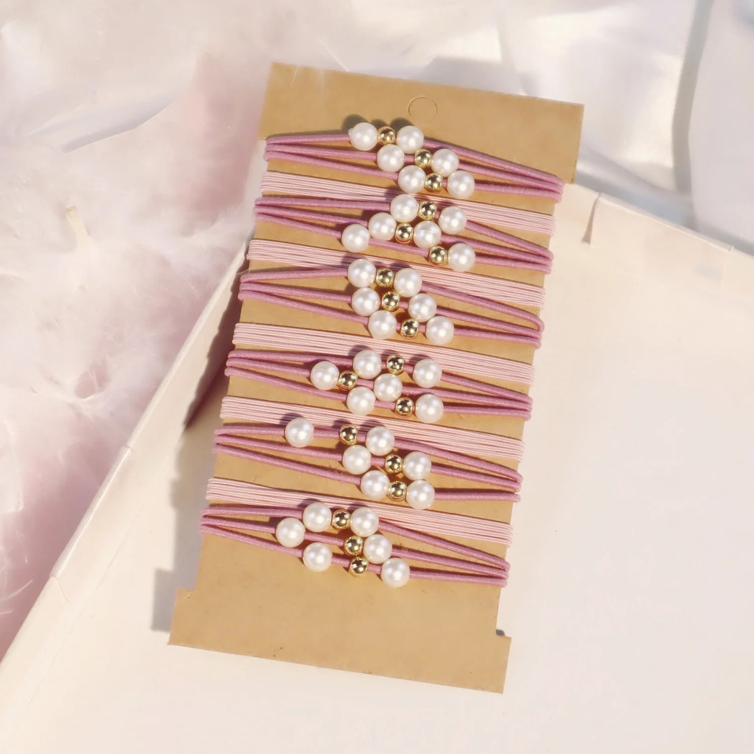 Pink Hair Accessories Set For Women Girls Hair Claw,Hair Ties,Hair Scrunchies Rubber Band For Hair Fashion Hair Accessories