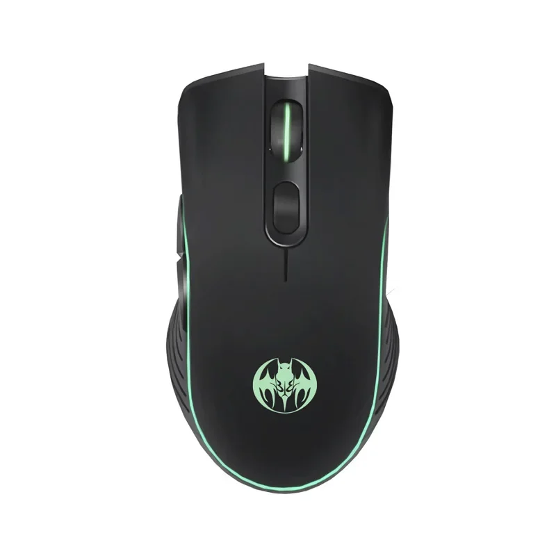 ماوس شحن لاسلكي 2.4G/خزنة بطارية مضيئة ملونة، شحن لاسلكي، ماوس لاسلكي مضيء