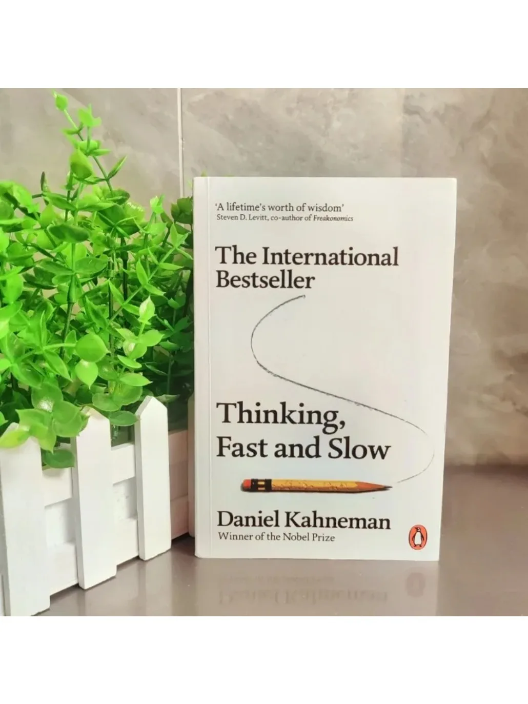 2026 Pensamiento rápido y lento de Daniel Kahneman, Libro en inglés para adultos: Una vida de sabiduría, Libro sobre gestión económica