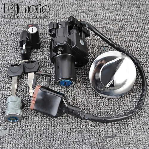 Imagen 2 del producto Cerradura de asiento de interruptor de encendido con Kit de llaves para Honda CRF250 CRF250L CRF 250 250M CRF250M 2014-2016 35010-KZZ-901 35010-KZZ-900
