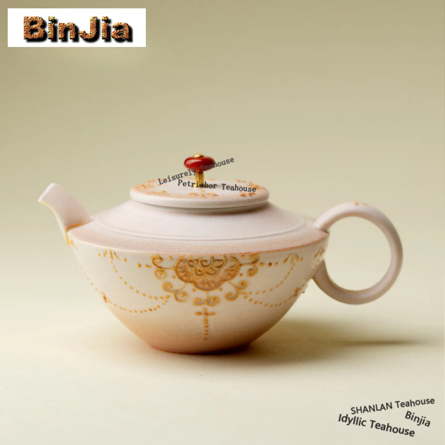 

100ml Arita Porcelain Curtain Teapot Japanese Tea Infuser Pot Tea Soaking Kettle With Strainer Cha Accessories Collection Gift