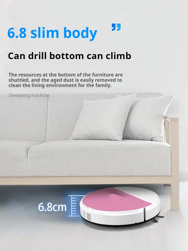 Интеллектуальный подметальный робот, подметальный спрей, всасывание и перетаскивание, встроенный интеллектуальный робот-пылесос с функцией мытья полов