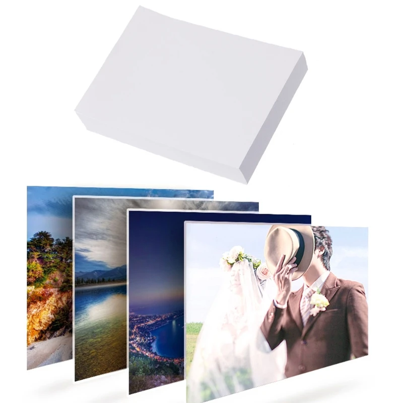 Hoge Kwaliteit Glossy 5 "3R Fotopapier Voor Inkjet Printers Fotografische Grafische Uitgang 100 Vel/partij