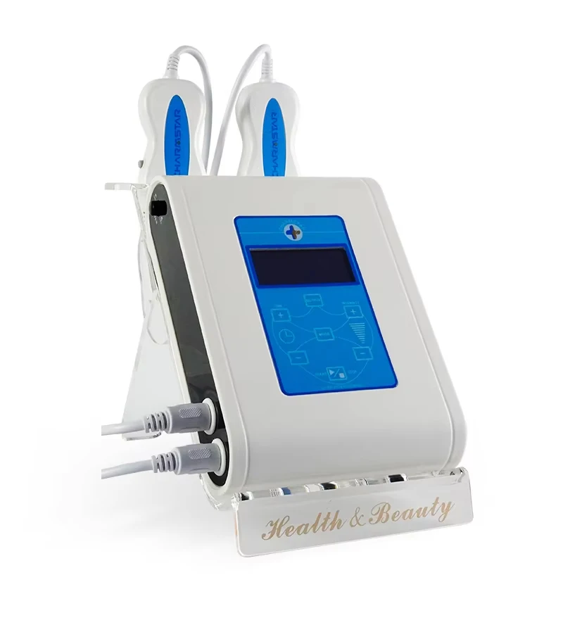 เครื่องดูแลผิวหน้าแบบพกพาด้วยคลื่นอัลตราซาวด์คู่ สำหรับทำความสะอาดรูขุมขนอย่างมืออาชีพ ขจัดเซลล์ผิวที่ตายแล้ว และฟื้นฟูผิว