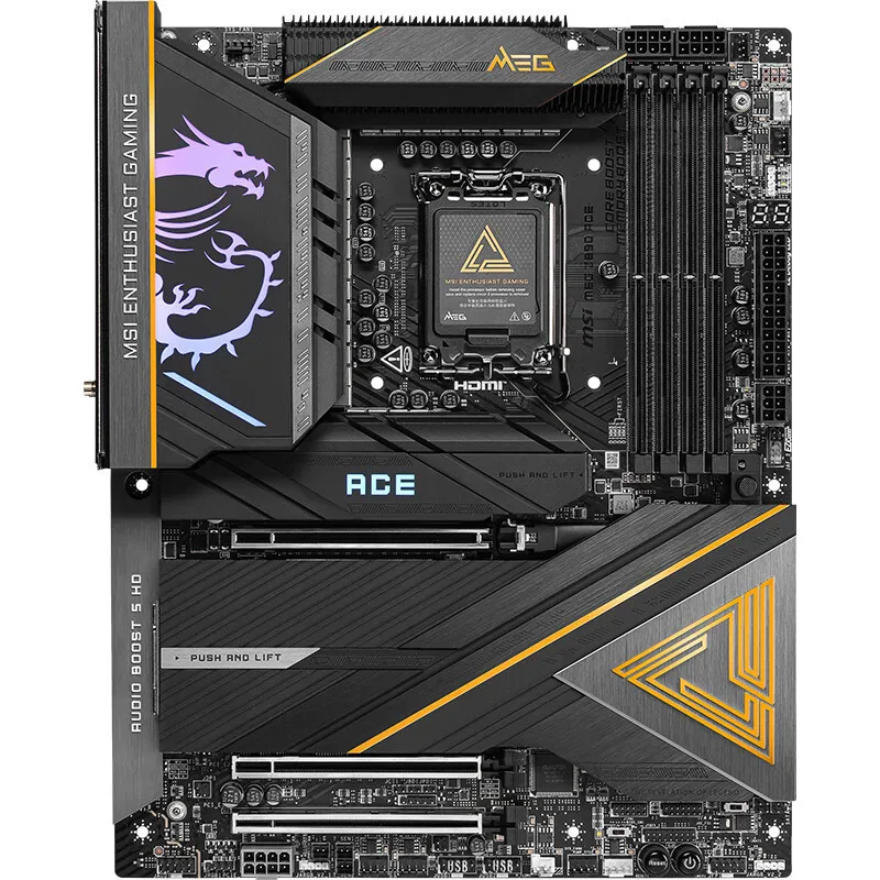Placa principal ATX de desktop Z890 ACE Ares para suporte CPU 285K/265K/265KF