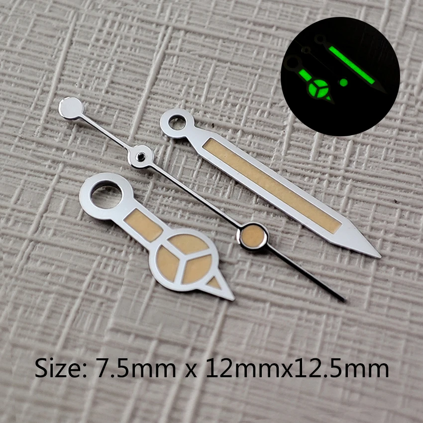 Watch accessories NH35 Hands NH36 NH38 7S26 7S36 4R35 4R36 Watch hands Silver/Black yellow hands Green glowing hands