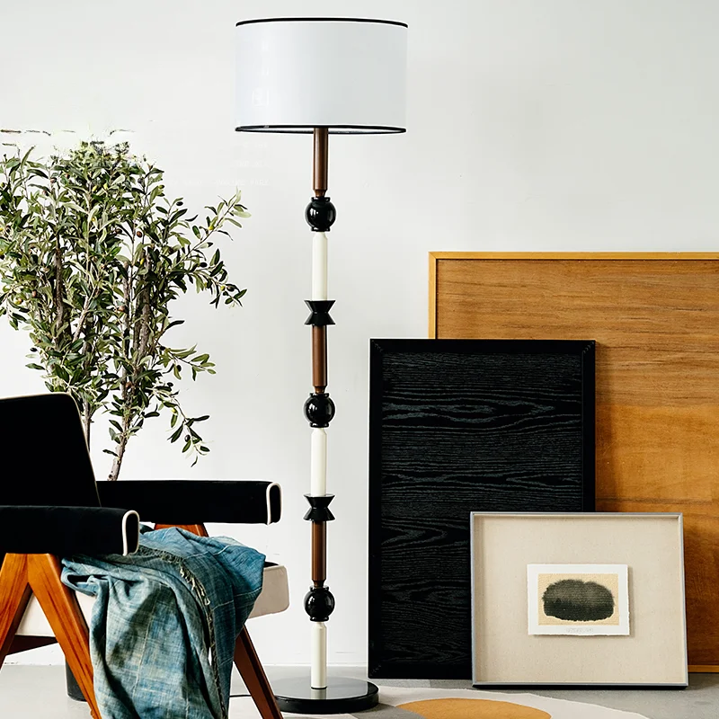 Study living room two-color floor lamp