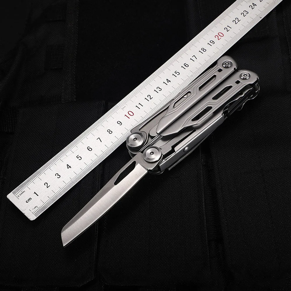 Imagem -04 - Multitool Folding Knife Alicatador de Nariz Agulha de Moda Alicatador de Bolso Multifuncional Faca de Táticas de Emergência ao ar Livre Gadgets de Sobrevivência