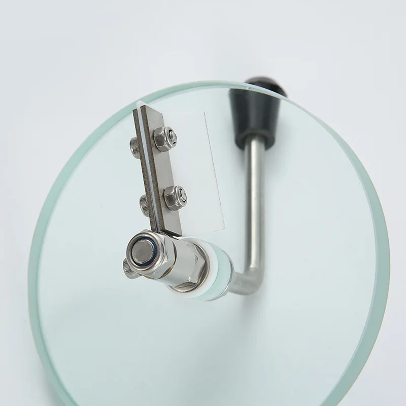 

Glass sight mirror with wiper device, stainless steel scraper wiper scraper, sight mirror