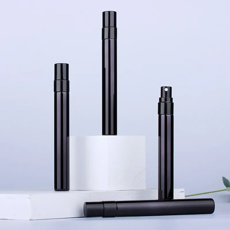 1/5 pz 10 ML Vetro Elettrolitico copertura in alluminio bottiglia spray profumo mini tasca profumo sub pacchetto bottiglia da viaggio