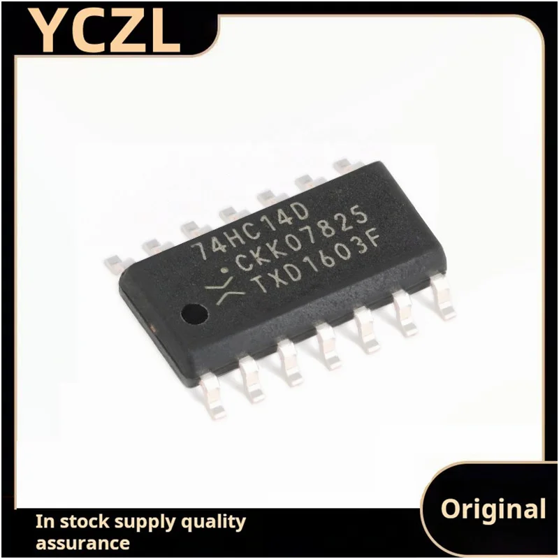 10PCS 74HC14D,653 SOIC-14 Zeshoekige Omkerende Schmitt Trigger Logic Chip Origineel Echt