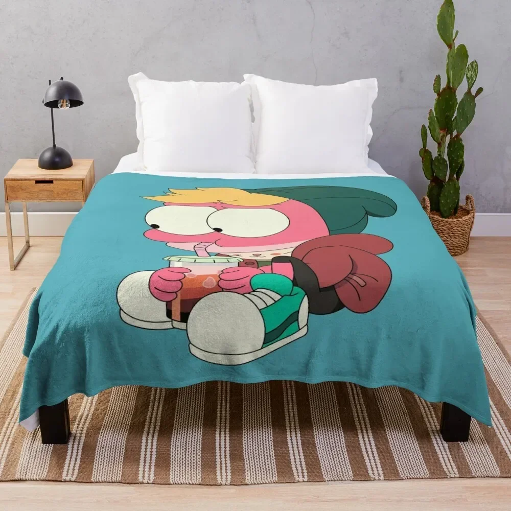 Sprig Plantar | Amphibia Throw Blanket Travel Flannel Fabric anime Bed Fashionable Blankets