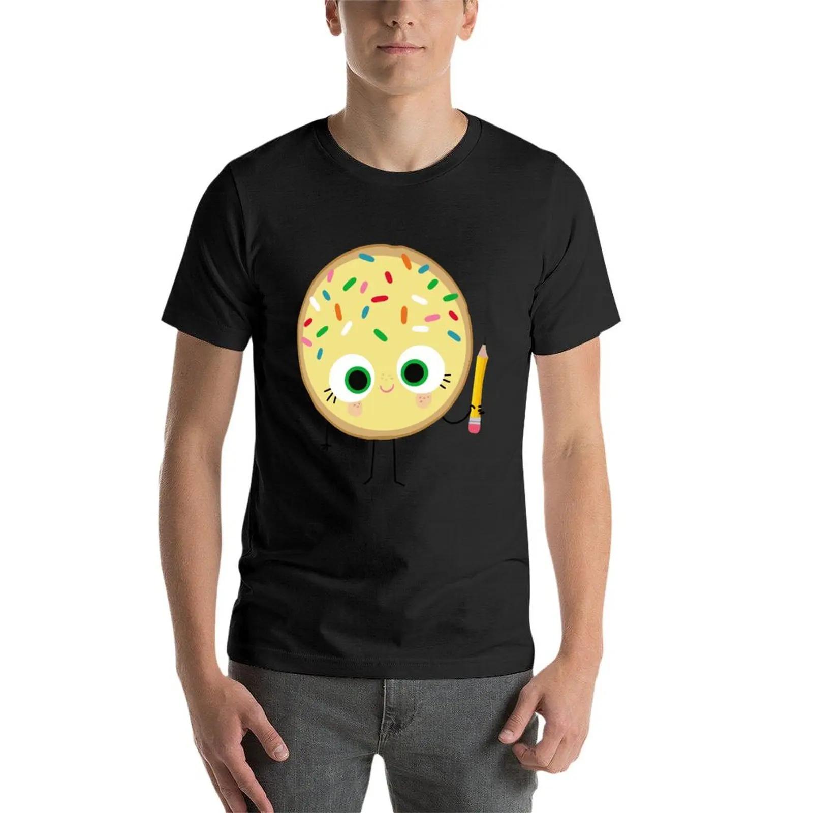 Smart Cookie Art T-Shirt para Homens, Tamanhos Grandes, Summer Top Customs, Projete Suas Próprias Camisetas