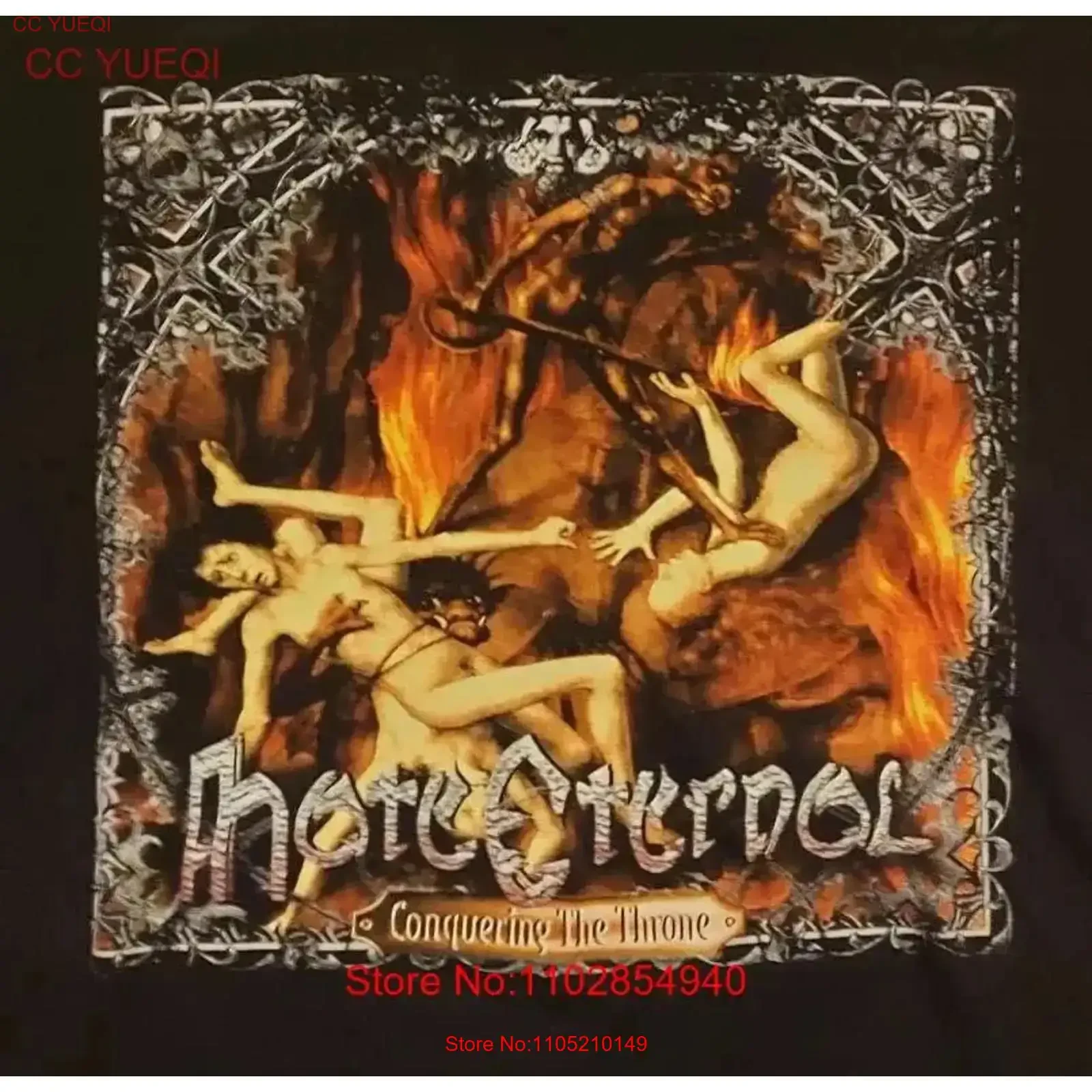 Hate Eternal Conquering The Throne T shirt Cotton tee All Sizes YA293 vintage Washed Stretched Casual fashion