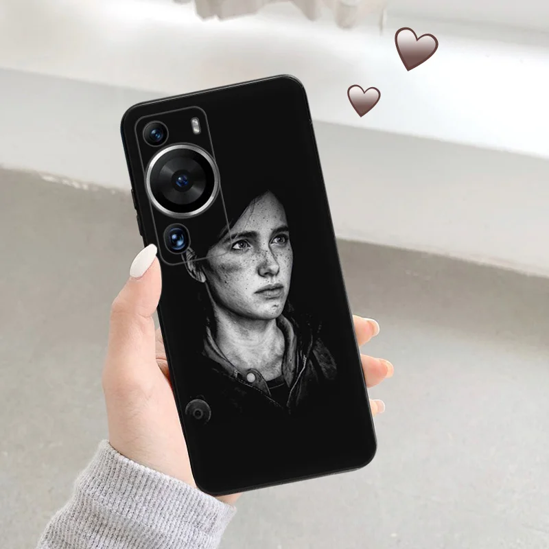 Silicone Black Phone Case for Motorola G200 5G G30 G31 One Fusion The Last of Us Ellie Huawei P40 P30 P20 P Smart iphone6 Cover