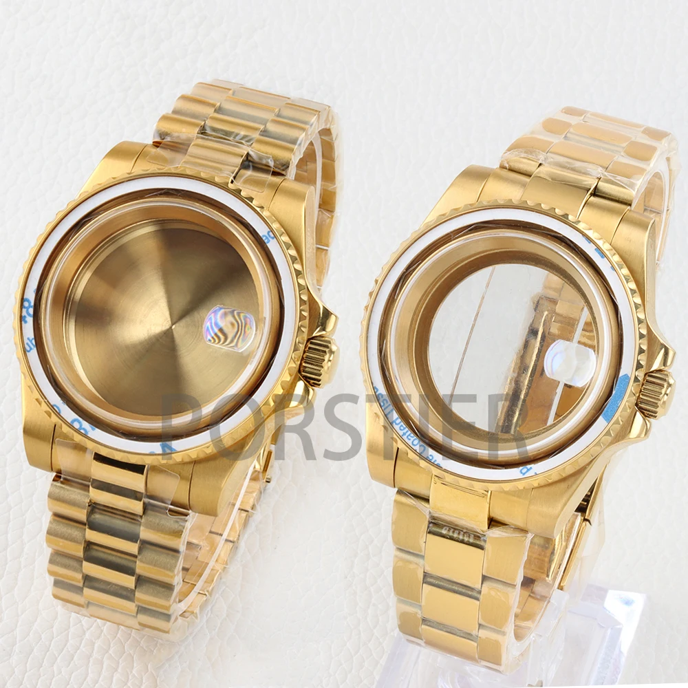 ベゼルなし-nh35-ウォッチケース-サファイア-サブマリーナー用-40mm-316l-ステンレススチールケース-nh34-nh35-nh36-nh38-ムーブメント時計部品に適合