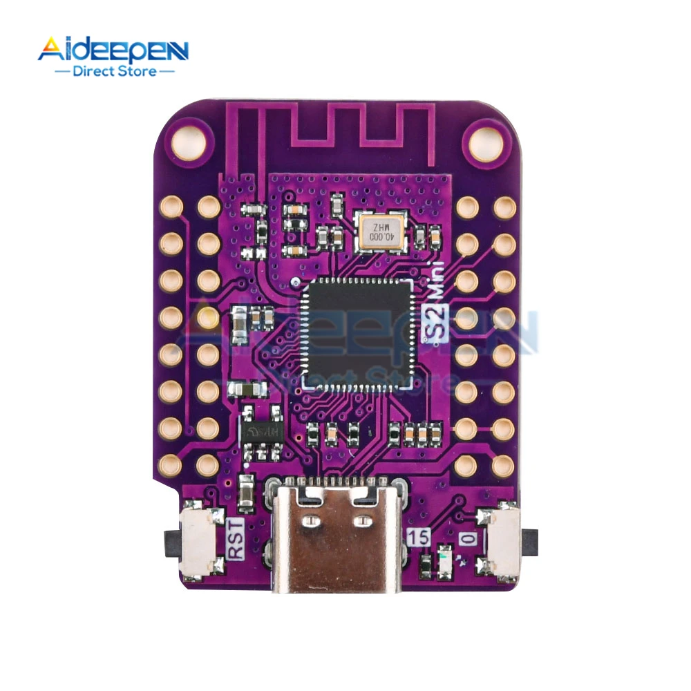 ESP32 S2 Mini WiFi Board Based ESP32-S2FN4R2 ESP32-S2 4MB Flash Type-C เชื่อมต่อใช้งานร่วมกับ MicroPython