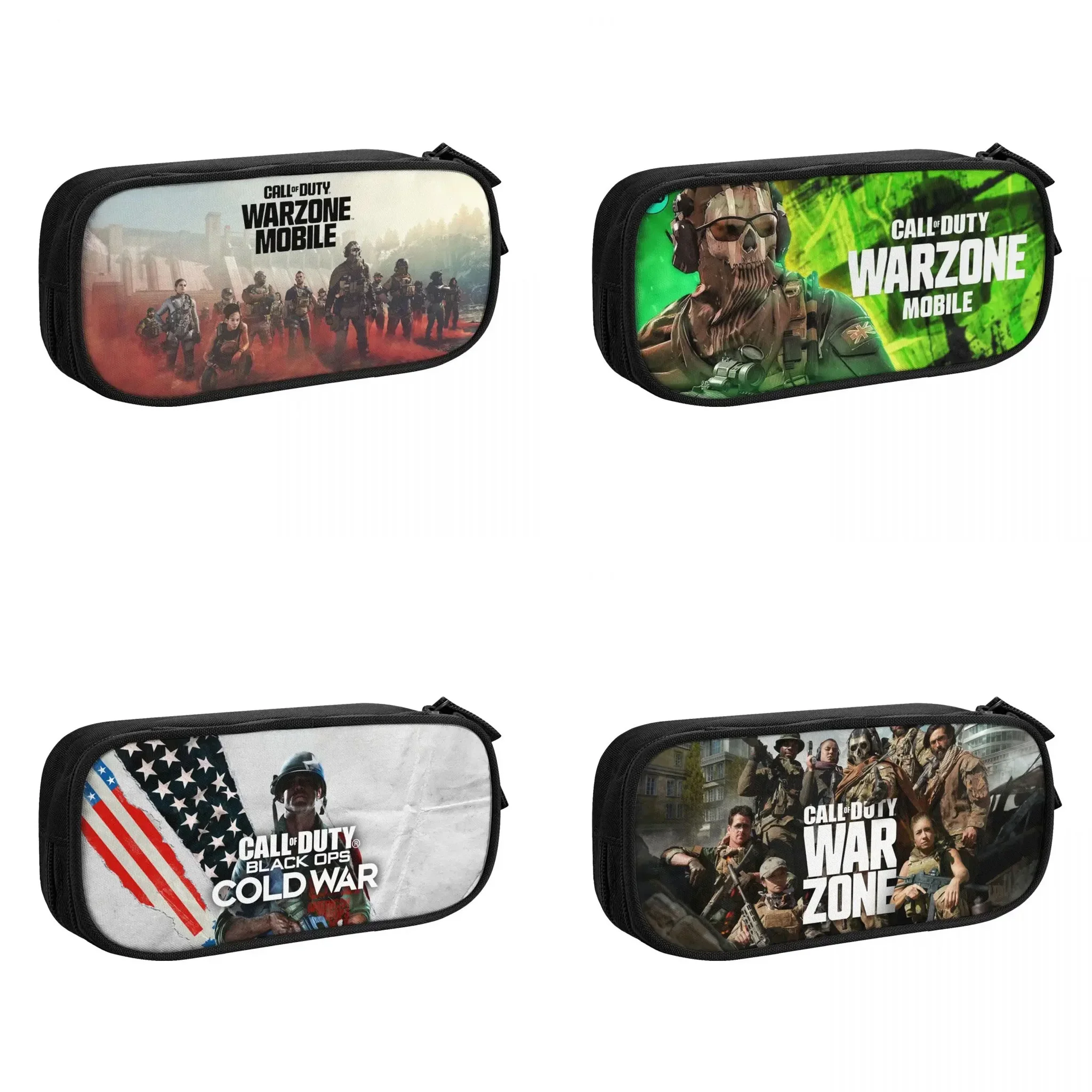 

Game Call Of Duty Warzone Mobile Big Capacity Pencil Pen Case Office College School Large Storage Bag Pouch Holder Box Organizer