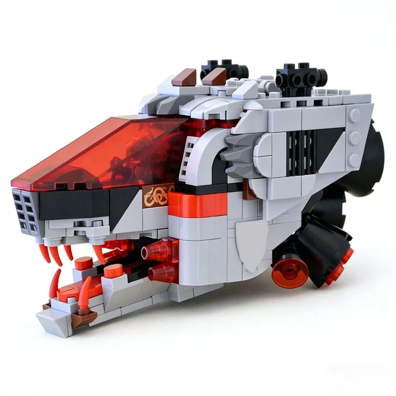 401 Uds. MOC Space Wolftron Pack modelo líder bloques de construcción juguetes de arquitectura idea regalo de Navidad ladrillo educativo creativo niños