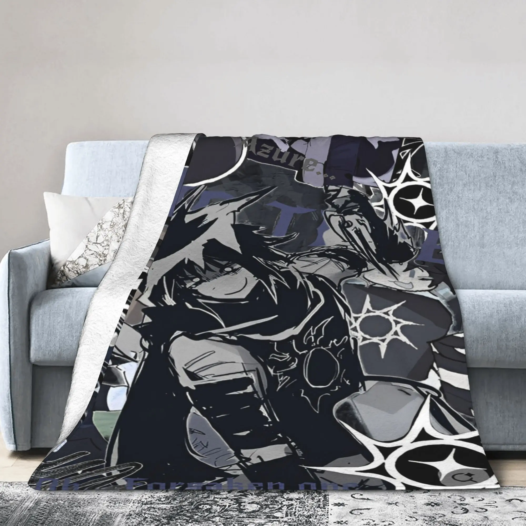 

Comfort Forsakens world video game Blanket Merch Room Decorative Throws And Blankets Super Soft Flannel for Car