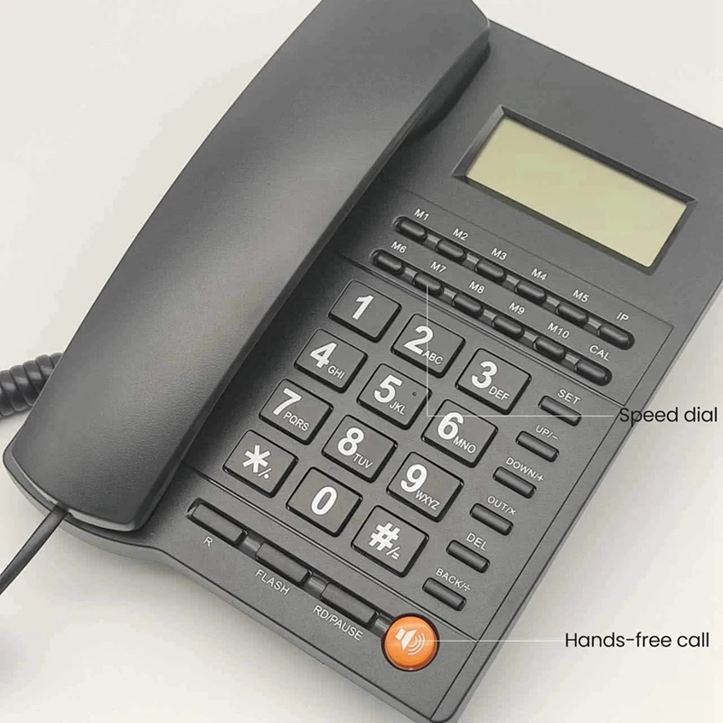 L019 Home Hotel Economical Landline Calling Station Can Display Caller ID Phone For Home Office Hotel Restaurant