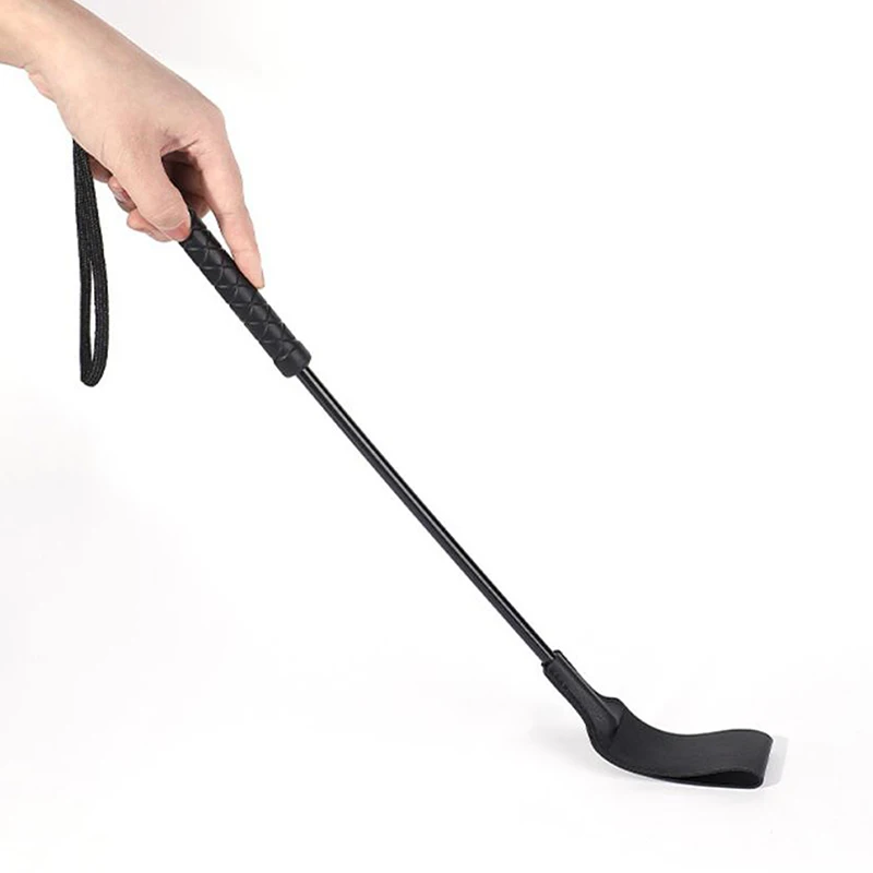 Bondage Boutique Slim PU Leather Riding Crop Horse Whip Pony Spanking Knout Lash Fetish Flogger Sex Toys For Women/Couples