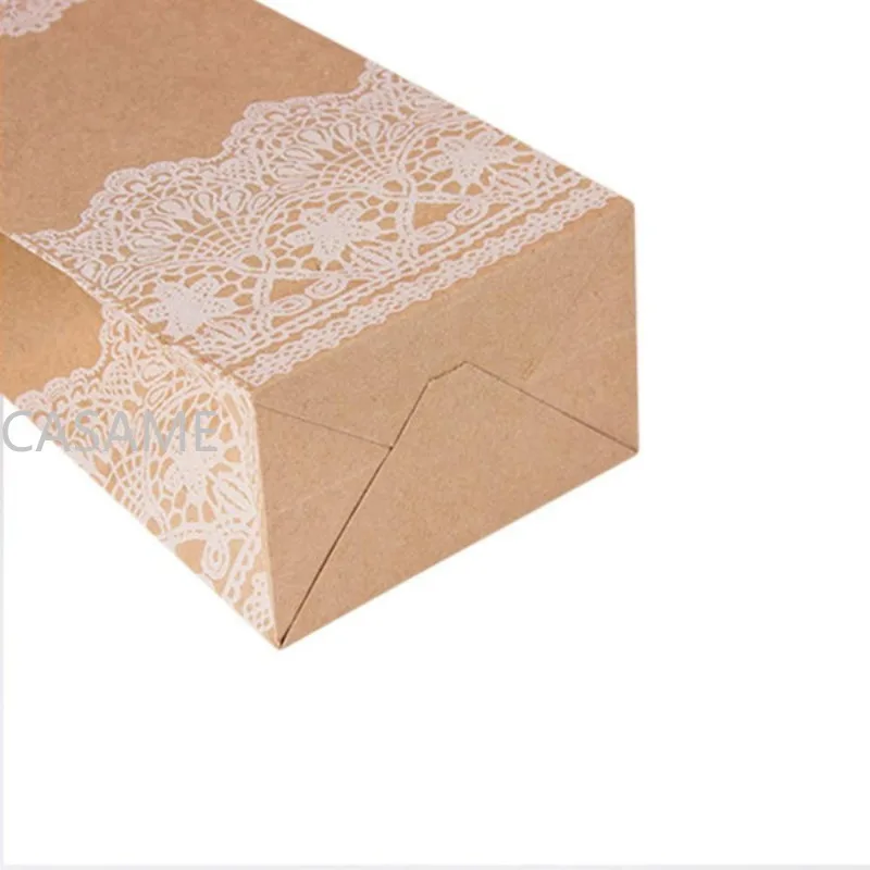 10 pcs  Kraft Paper Bags Treat Bags Mini Paper Bags Small Flat Favor Bag Silverware Bags Party Favor Bag Envelopes Merchandise