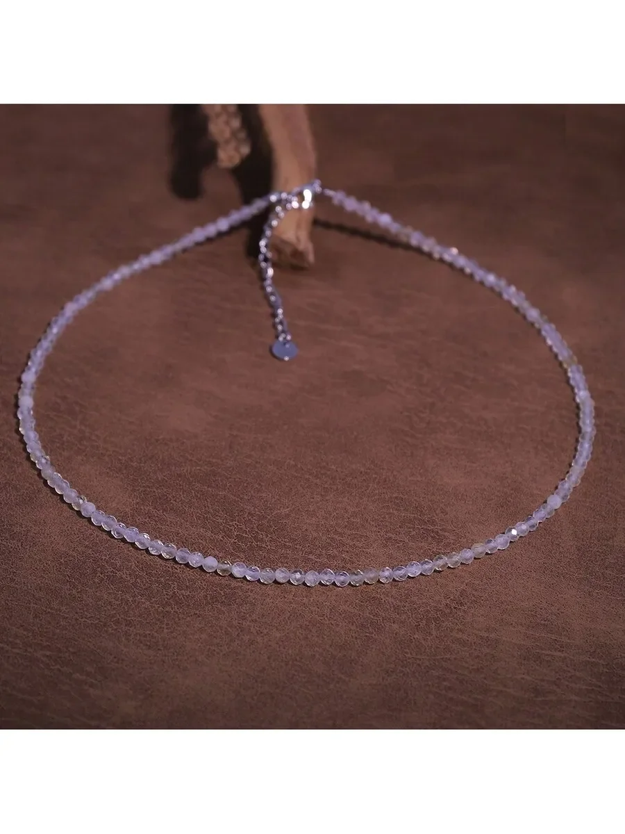 

Minimalist Rhinestone Beaded Clavicle Chain For Women Party Elegant Necklace
