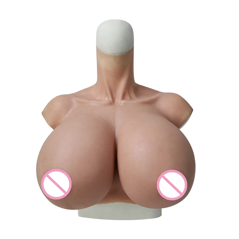 ROANYER C D G S Cup transgender Huge Breast Forms for Crossdresser Silicone Artificial Realistic big Fake Boobs Drag queen