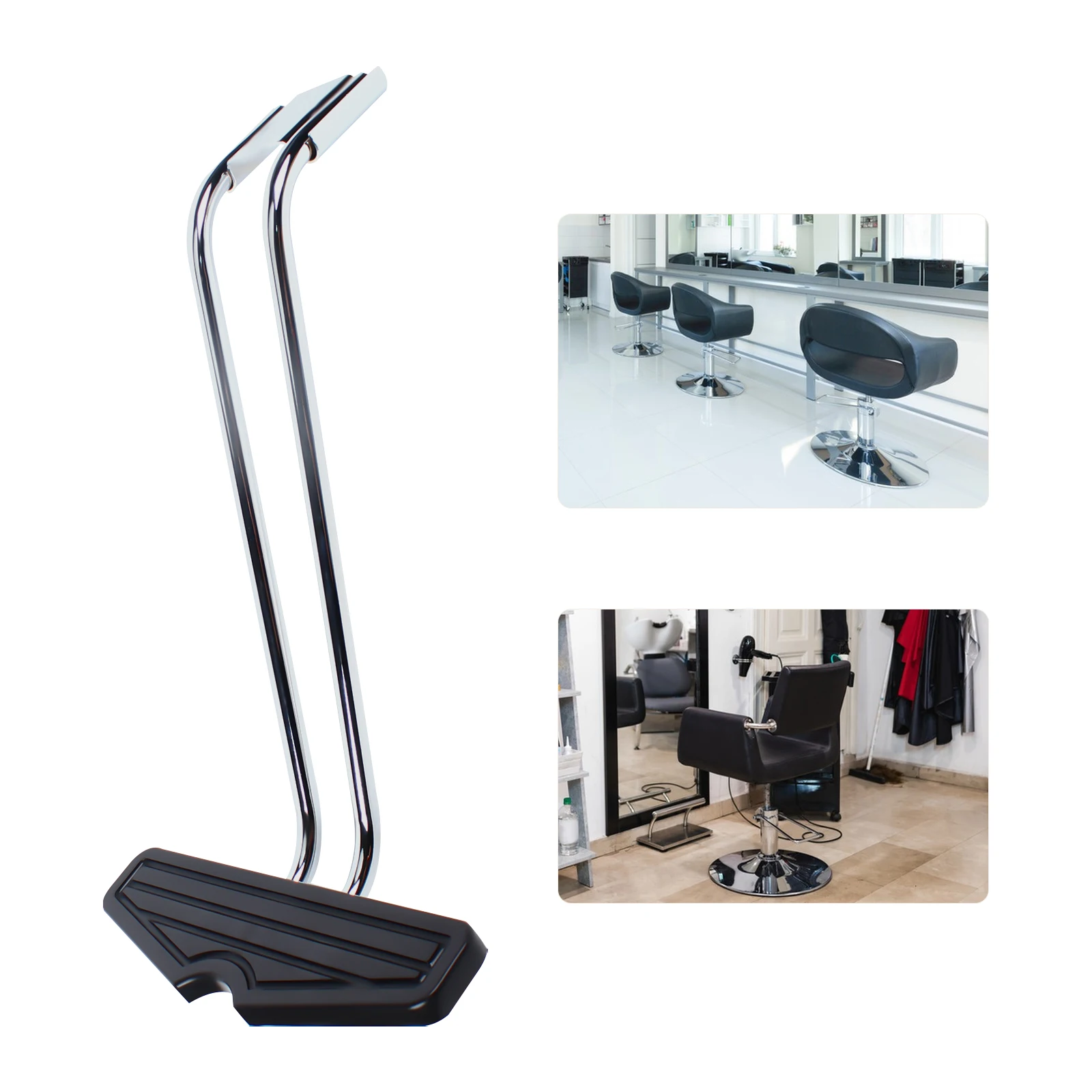 Poggiapiedi per sedia da salone, poggiapiedi per sedia da salone, parti per sedia da barbiere Poggiapiedi Attrezzatura da salone Lunghezza 21,65 pollici