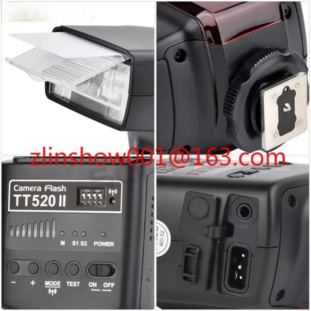 

TT520II Вспышка камеры Вспышка горячего башмака Универсальная вспышка камеры с триггером