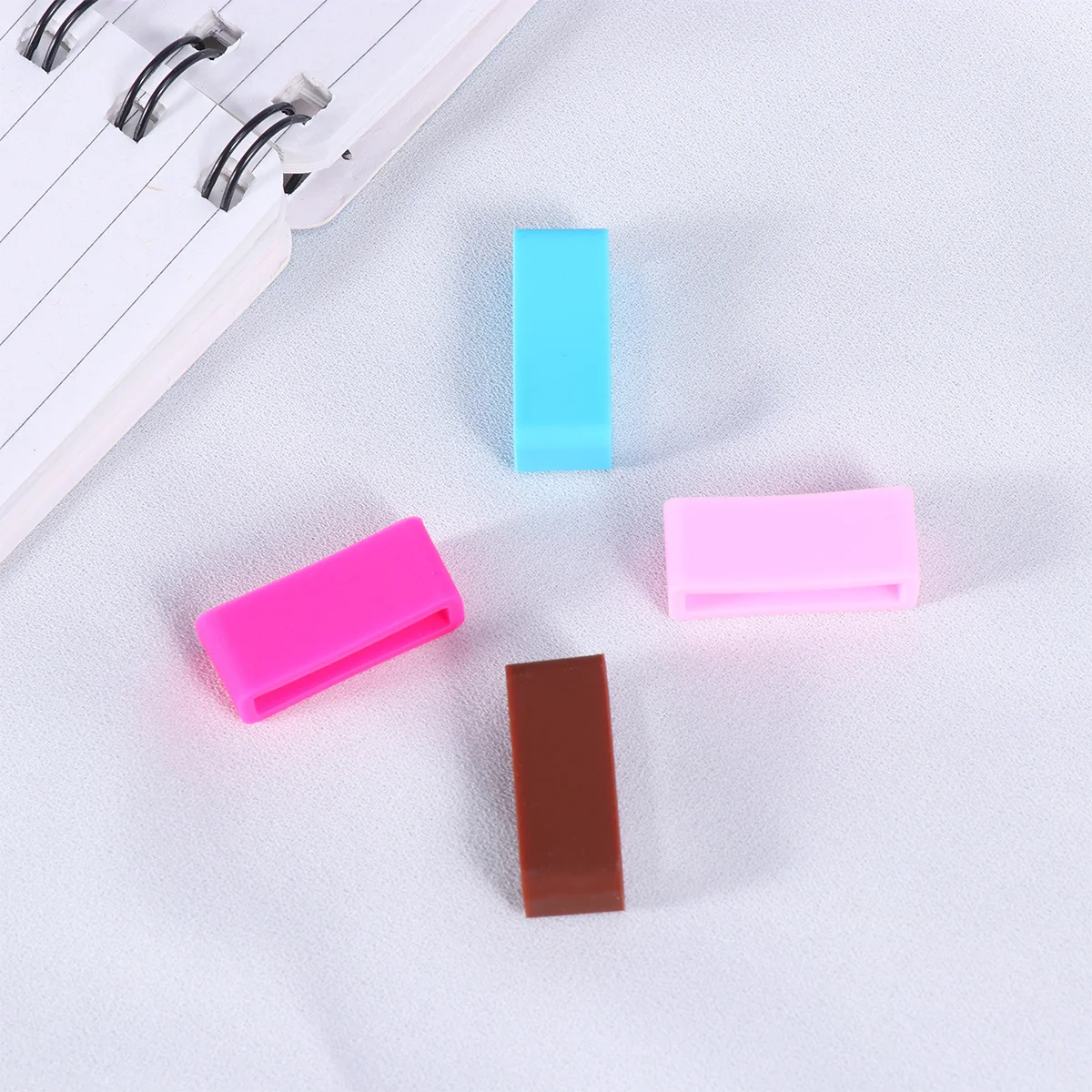 

10Pcs Watch Band Strap Loops Silicone Replacement Durable Rings for Wristwatch Accessories Mixed Color 22mm Watch Band Loop