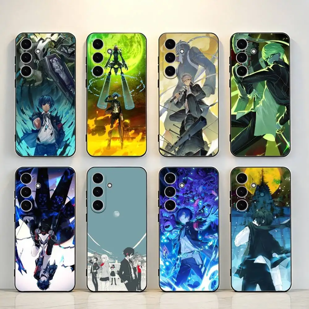 Game P-Persona 3  Black Shell Phone Case For Samsung Galaxy A73,A72,A71,A70,A53,A52,Cover Others Soft