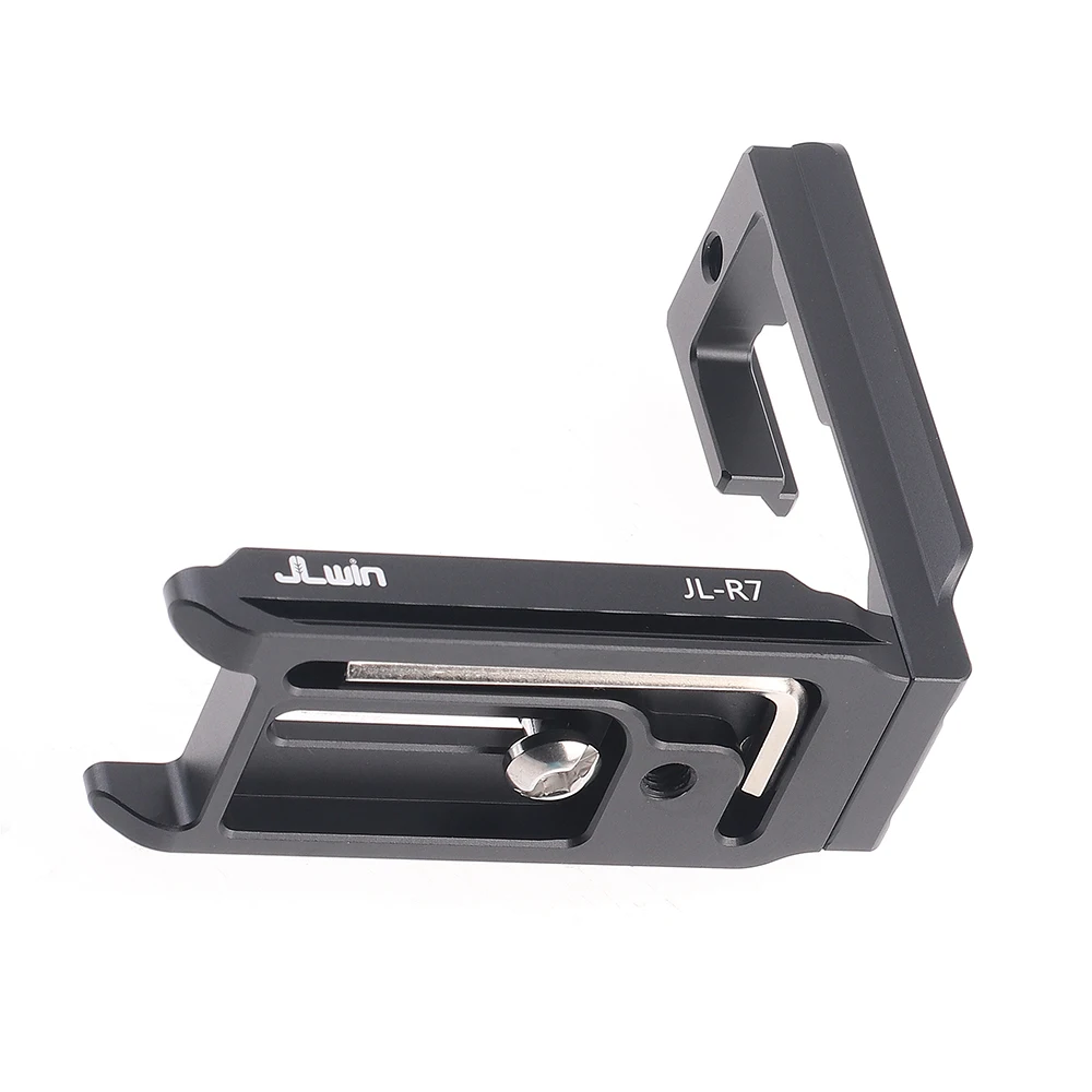 La piastra di montaggio rapido per fotocamera verticale è adatta per la ripresa verticale dello stabilizzatore della piastra con impugnatura a montaggio rapido Canon EOS R7