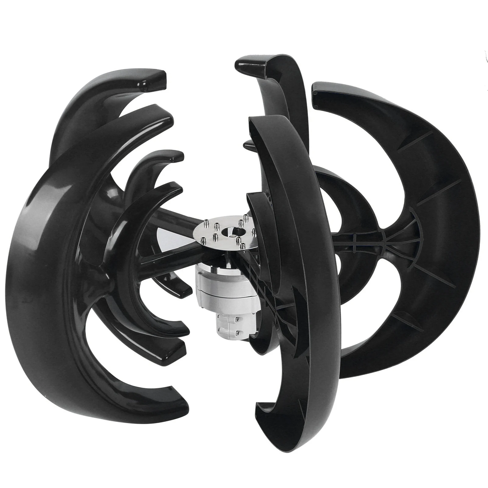 Wind Turbine 5 Blade Lantern Type Double Layer Wind Power Generator Components 1200W
