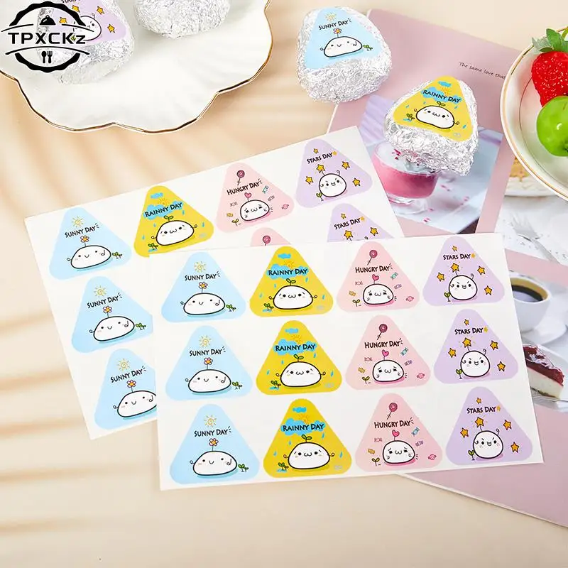 Triangle Rice Ball Packing Bag Stickers Nori Seaweed Onigiri Sushi Bag Stickers Sushi Making Mold Tools Bento Accessories