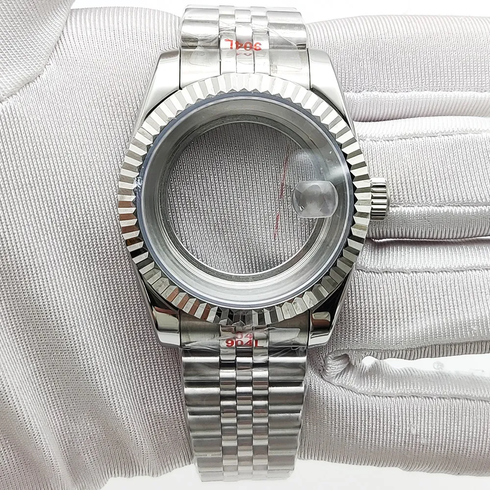 36mm 39mm Pattern Case, Sapphire Crystal Waterproof Sliding Clasp for 20mm Strap NH35 NH36 Miyota 8215, Hot Sale Watch Mod Case