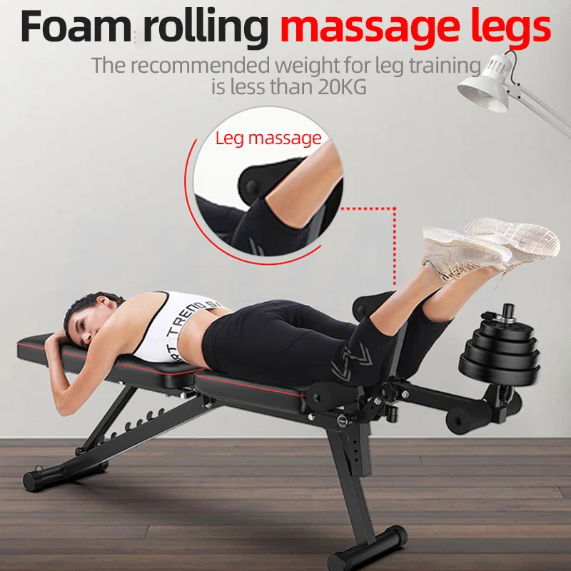 Dumbbell Bench Fitness Chair Multifunctional Supine Board Home Bench Press Weightlifting Equipment Muscle Bench Flat Bench Muscl