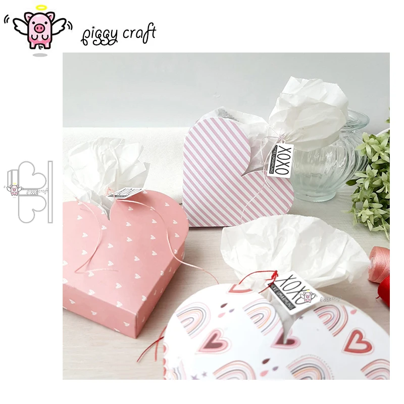 Mmao Craft metal cutting dies cut die mold 3D Folding Love Handle Box Scrapbook paper craft knife mould blade punch stencils