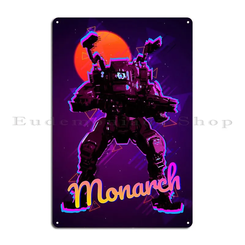 Titanfall 2 Monarch Metal Sign Cinema Classic Create Customize Vintage Tin Sign Poster