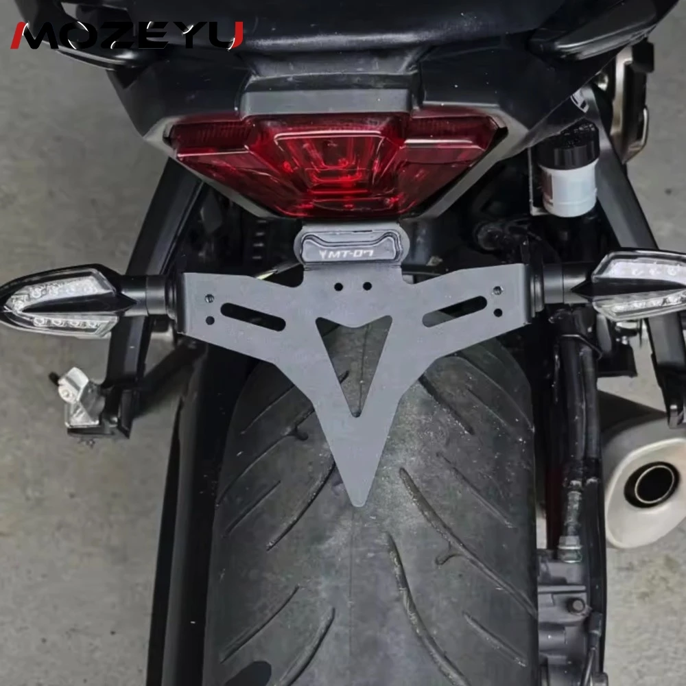 2024 MT07 For Yamaha MT 07 FZ07 MT-07 2013-2023 2022 2021 License Plate Bracket Holder Tail Tidy Fender Eliminator Accesorios