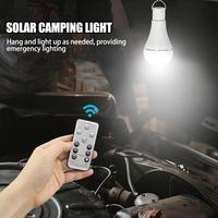 LED Solar Bulb Light Waterproof Outdoor USB Charged Powered Hanging Lamp Indoor Sunlight House Portable Emergency A1P6