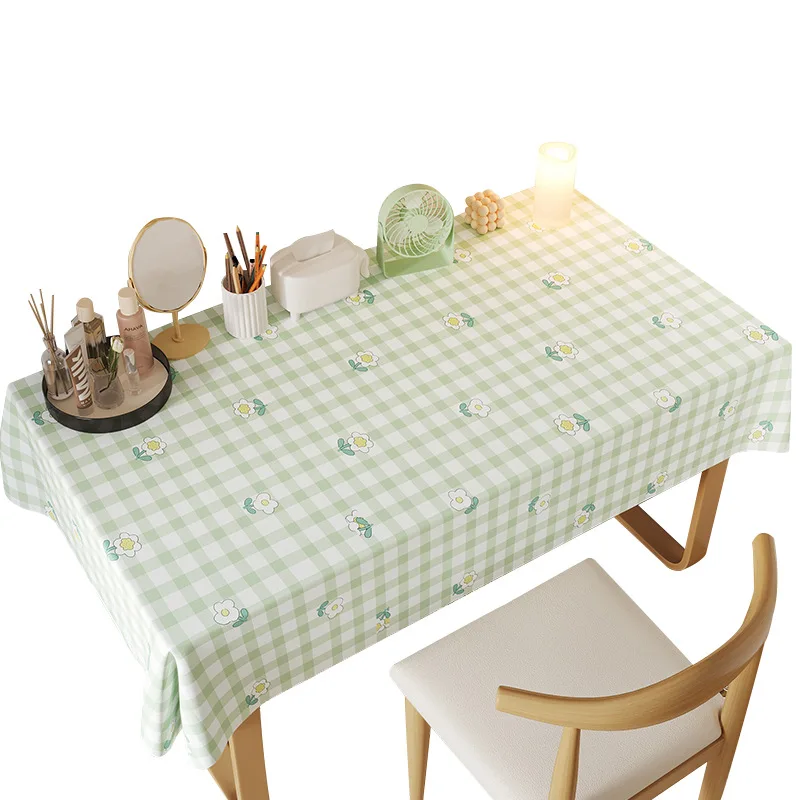 

2024 New Tablecloth ElasticTable Cloth Printed checkered round table long tablecloth