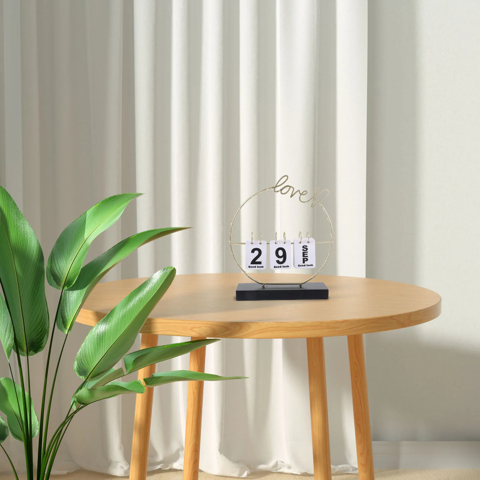 

Деревянный вечный настольный календарь, креативный флип-календарь, винтажный настольный орнамент, деревенское украшение для офиса, эстетический декор для стола